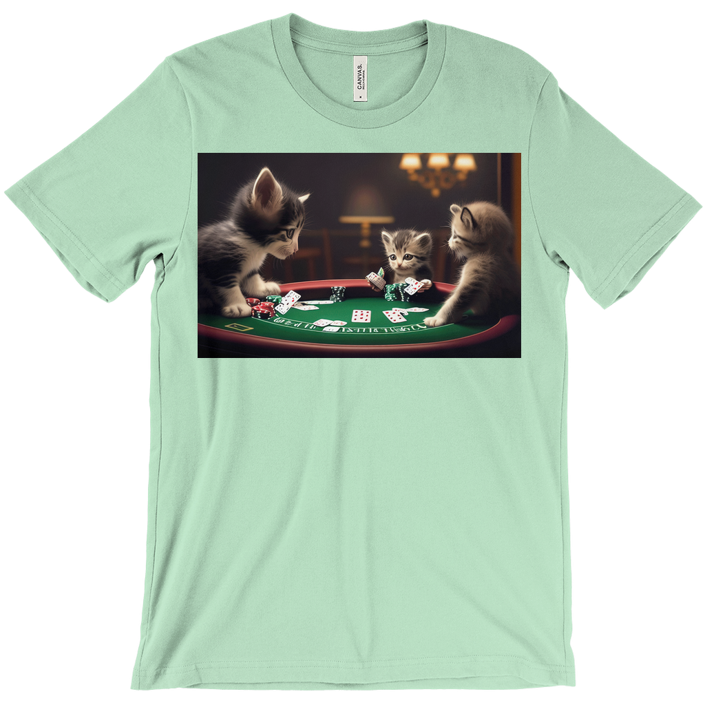 Cats playing poker Unisex T-Shirt - Whaleriderz