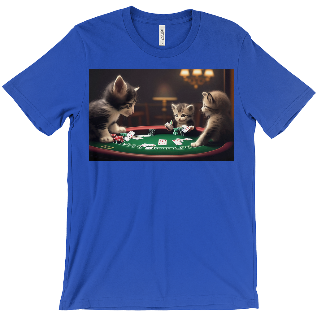 Cats playing poker Unisex T-Shirt - Whaleriderz