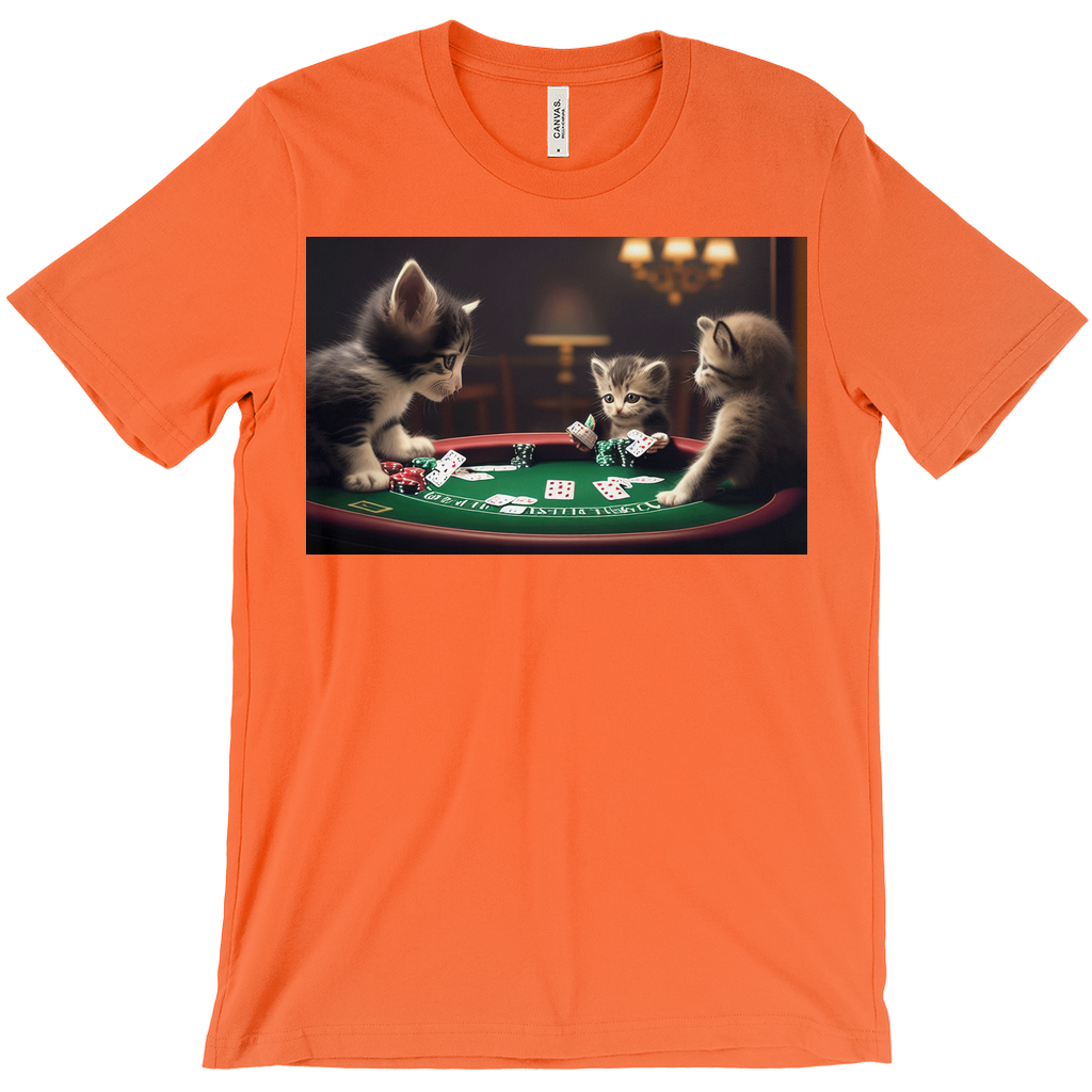 Cats playing poker Unisex T-Shirt - Whaleriderz