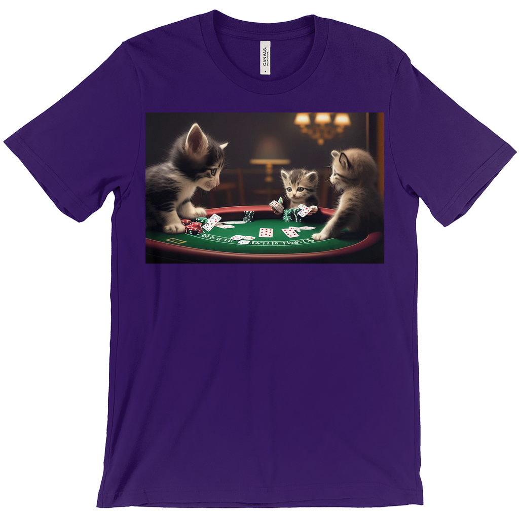 Cats playing poker Unisex T-Shirt - Whaleriderz