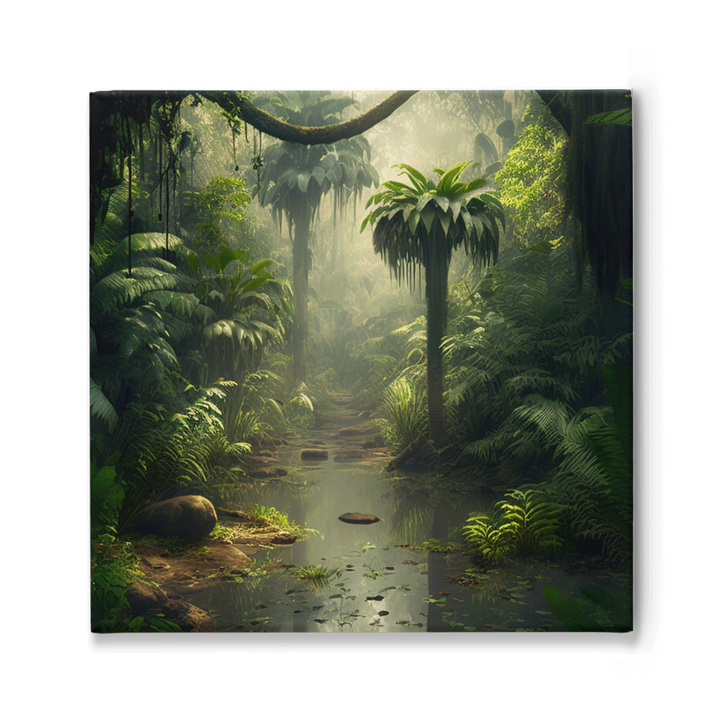 Jungle out there stretch canvas print 001 - Whaleriderz