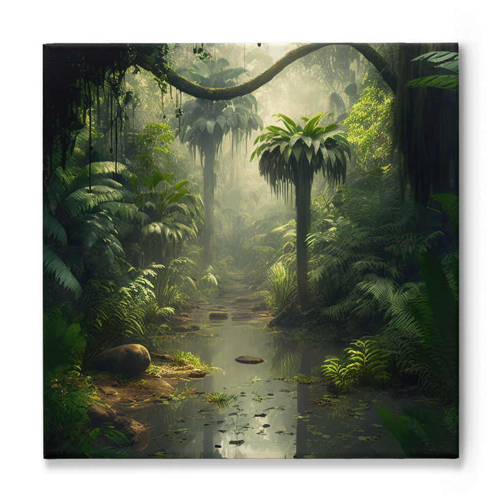 Jungle out there stretch canvas print 001 - Whaleriderz