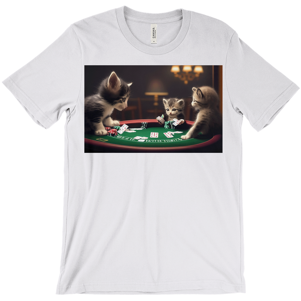 Cats playing poker Unisex T-Shirt - Whaleriderz