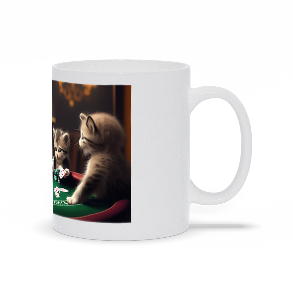 Cats playing poker coffee mug - Whaleriderz