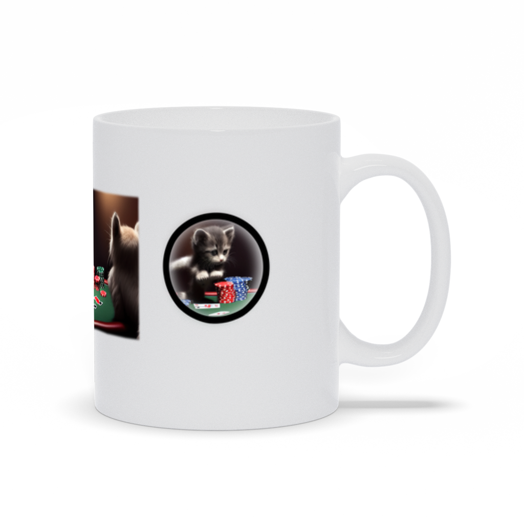 Cats playing poker coffee mug - Whaleriderz